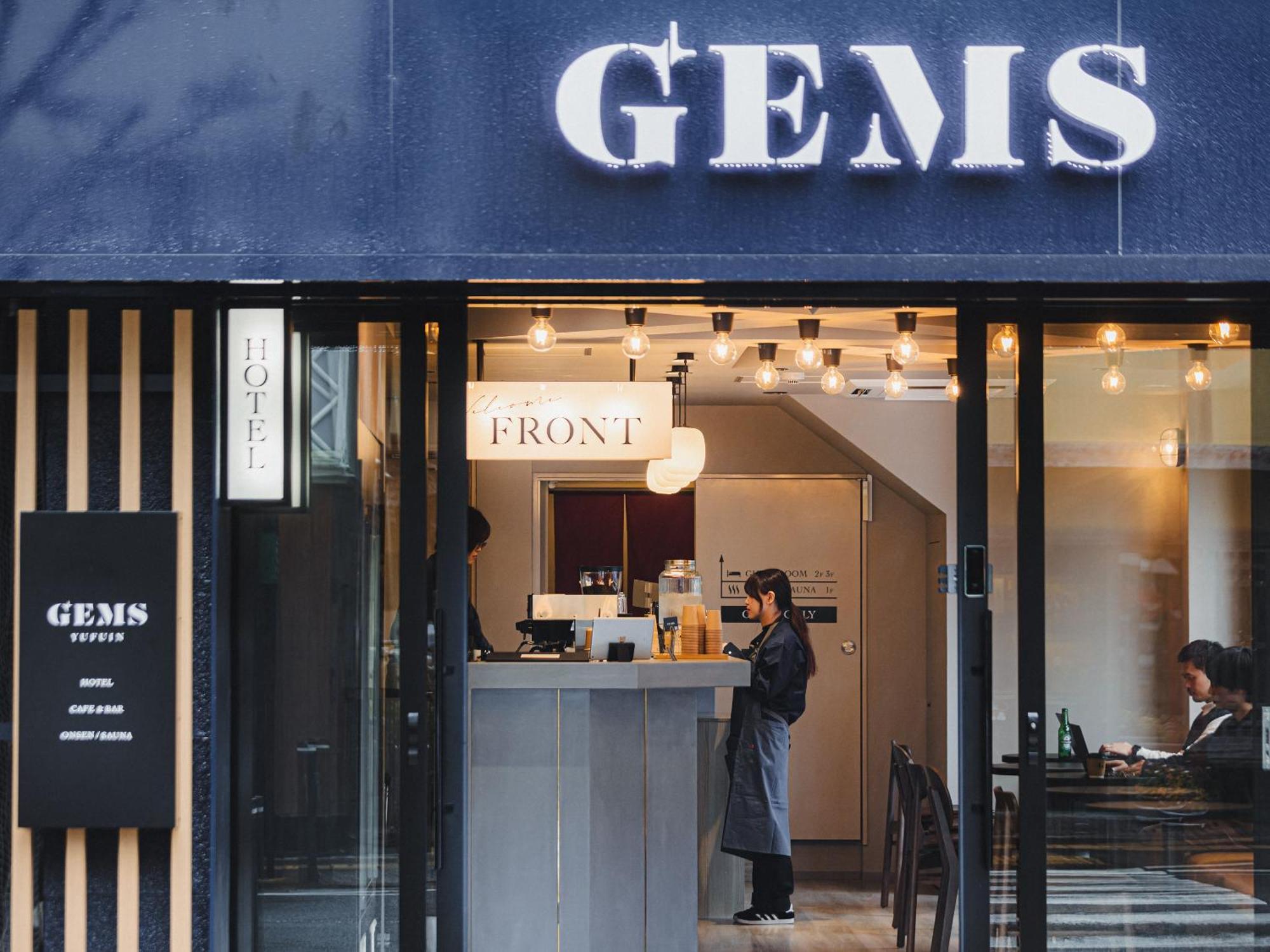 Gems Yufuin Hotel And Spa Cafe Bar Exteriér fotografie